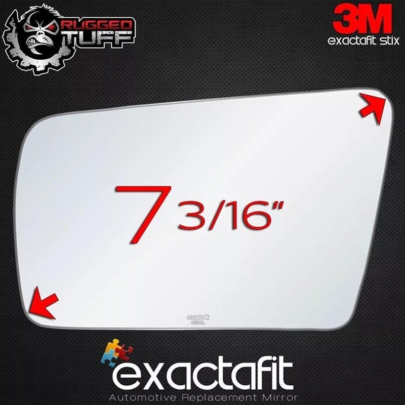 Rugged TUFF exactafit 8130L Driver Side Mirror Glass Replacement Repair Compatible With Mercedes Benz C230 C280 C43 CL500 CL600 E300 E320 E420 E430 E55 S320 S420 S500 S600 SL320 SL500 SL600 AMG - Image 4